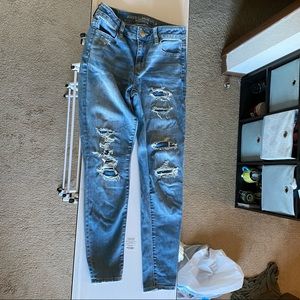 Ripped skinny jeans (SHORT)